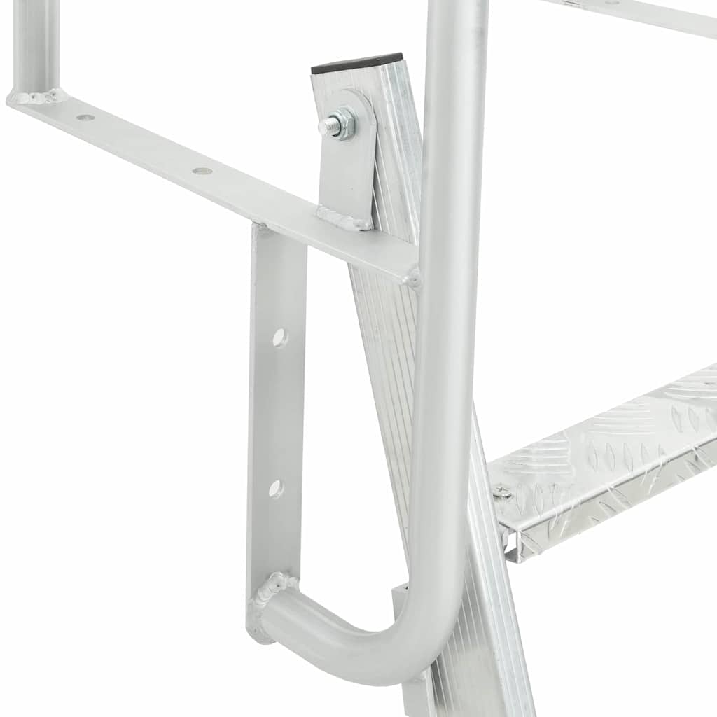 Dock ladder Anders Zilver 58 x 77 x 191 cm Aluminium