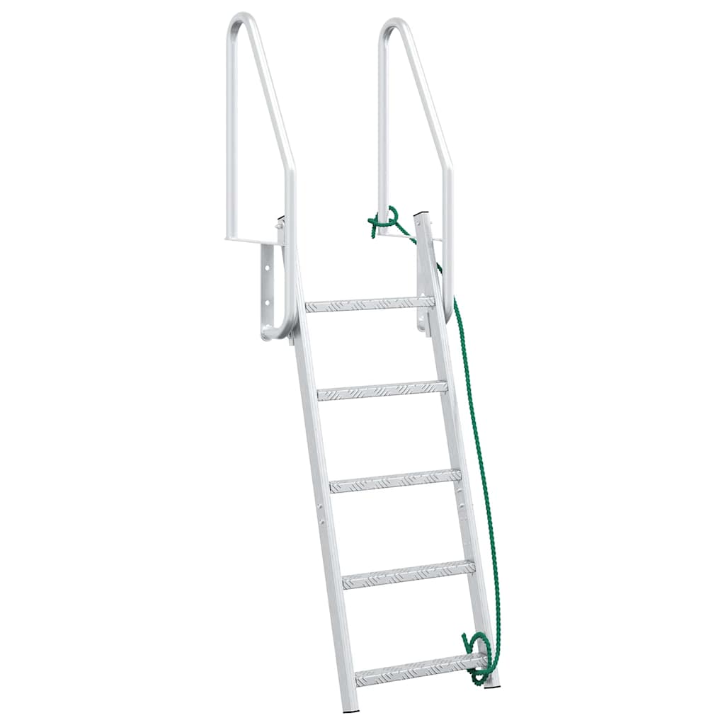 Dock ladder Anders Zilver 58 x 77 x 191 cm Aluminium