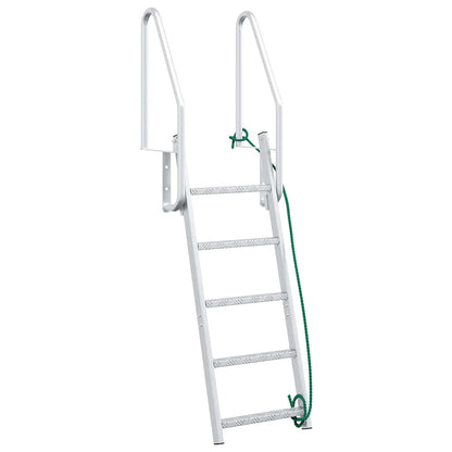 Dock ladder Anders Zilver 58 x 77 x 191 cm Aluminium