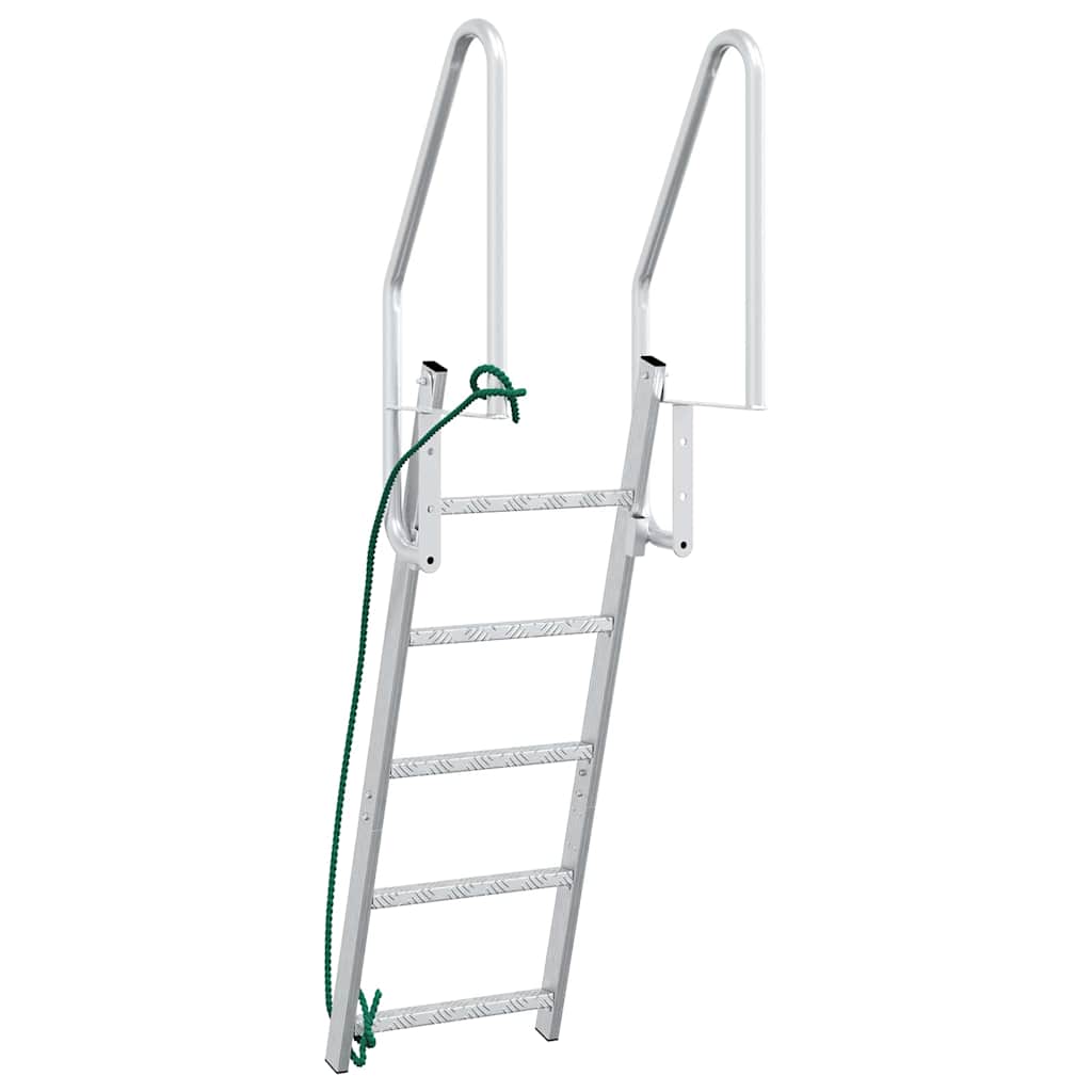 Dock ladder Anders Zilver 58 x 77 x 191 cm Aluminium