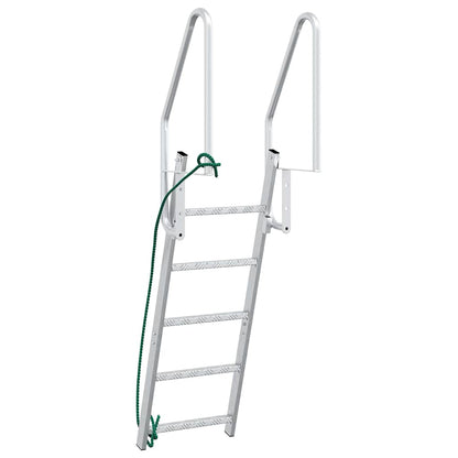 Dock ladder Anders Zilver 58 x 77 x 191 cm Aluminium
