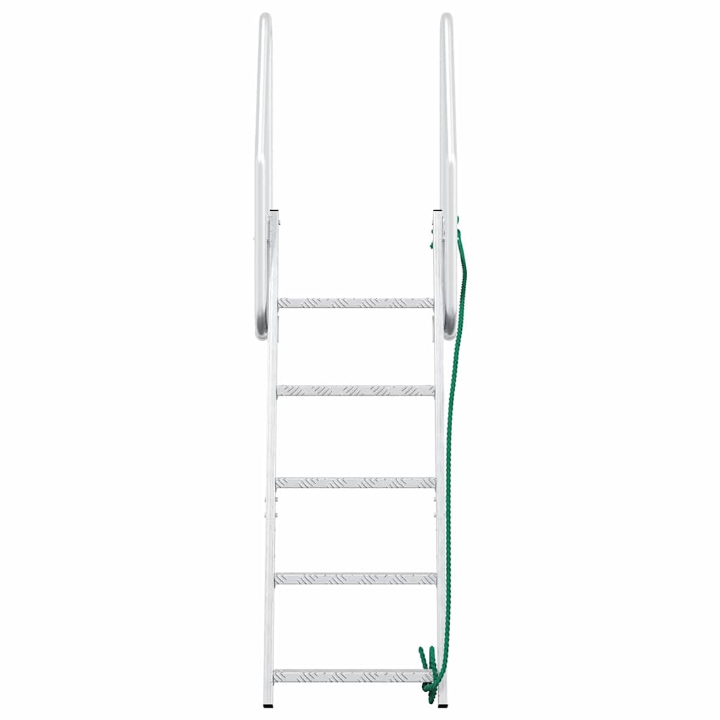 Dock ladder Anders Zilver 58 x 77 x 191 cm Aluminium