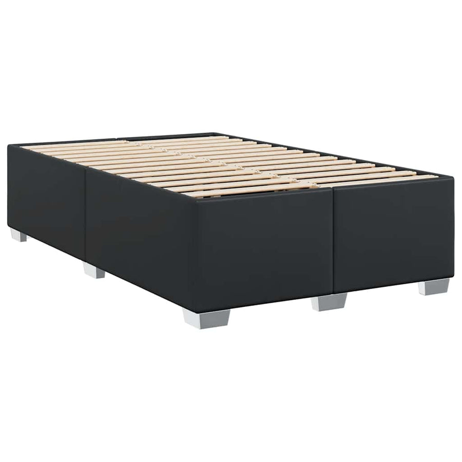 Bedframe Zonder Matras 137X190 Cm Kunstleer Zwart