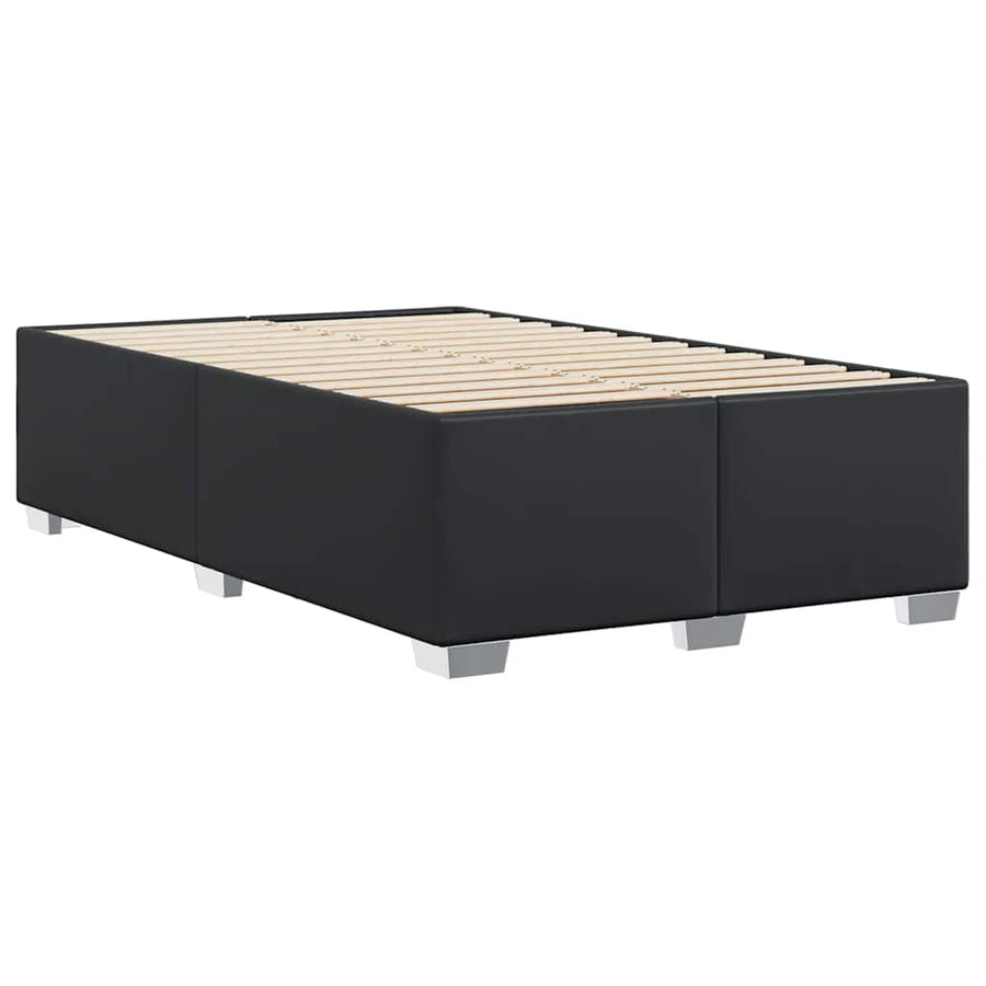 Bedframe Zonder Matras 137X190 Cm Kunstleer Zwart