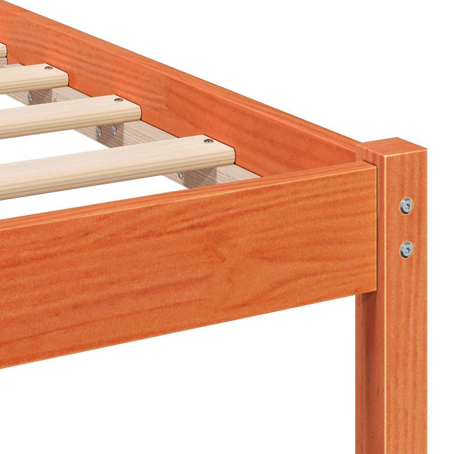 Bedframe Wasbruin 180 x 200 cm Massief grenenhout