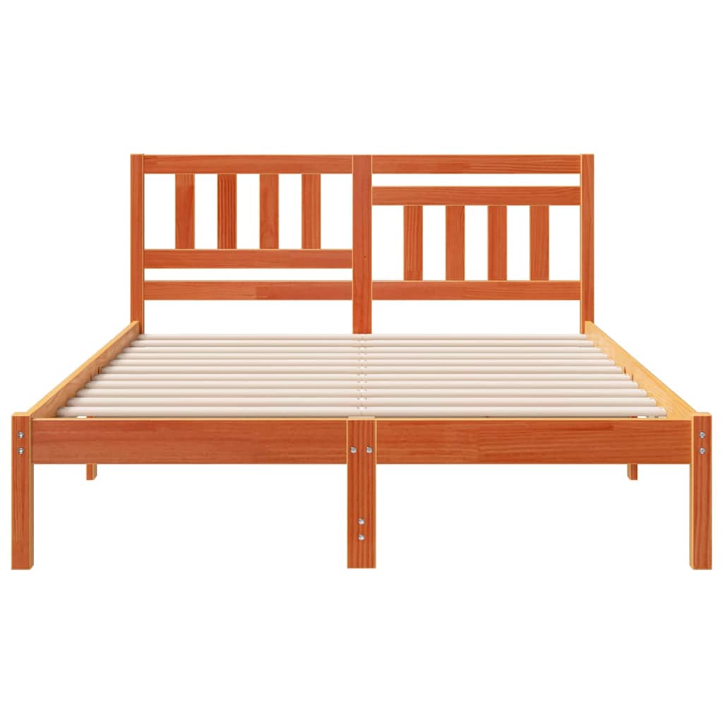 Bedframe Wasbruin 120 x 200 cm Massief grenenhout