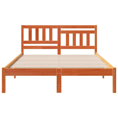 Bedframe Wasbruin 120 x 190 cm Massief grenenhout