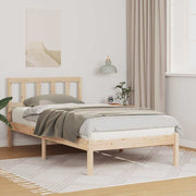 Bedframe 80x200 cm massief grenenhout bruin