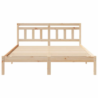 Bedframe Bruin 160 cm x 200 cm Massief grenenhout