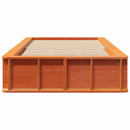 Bedframe Wasbruin 75 x 190 cm Massief grenenhout