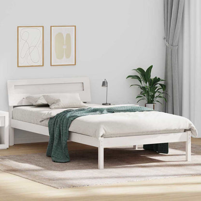 Bedframe Wit 80 x 200 cm Massief grenenhout