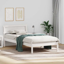 Bedframe Wit 90 x 190 cm Massief grenenhout