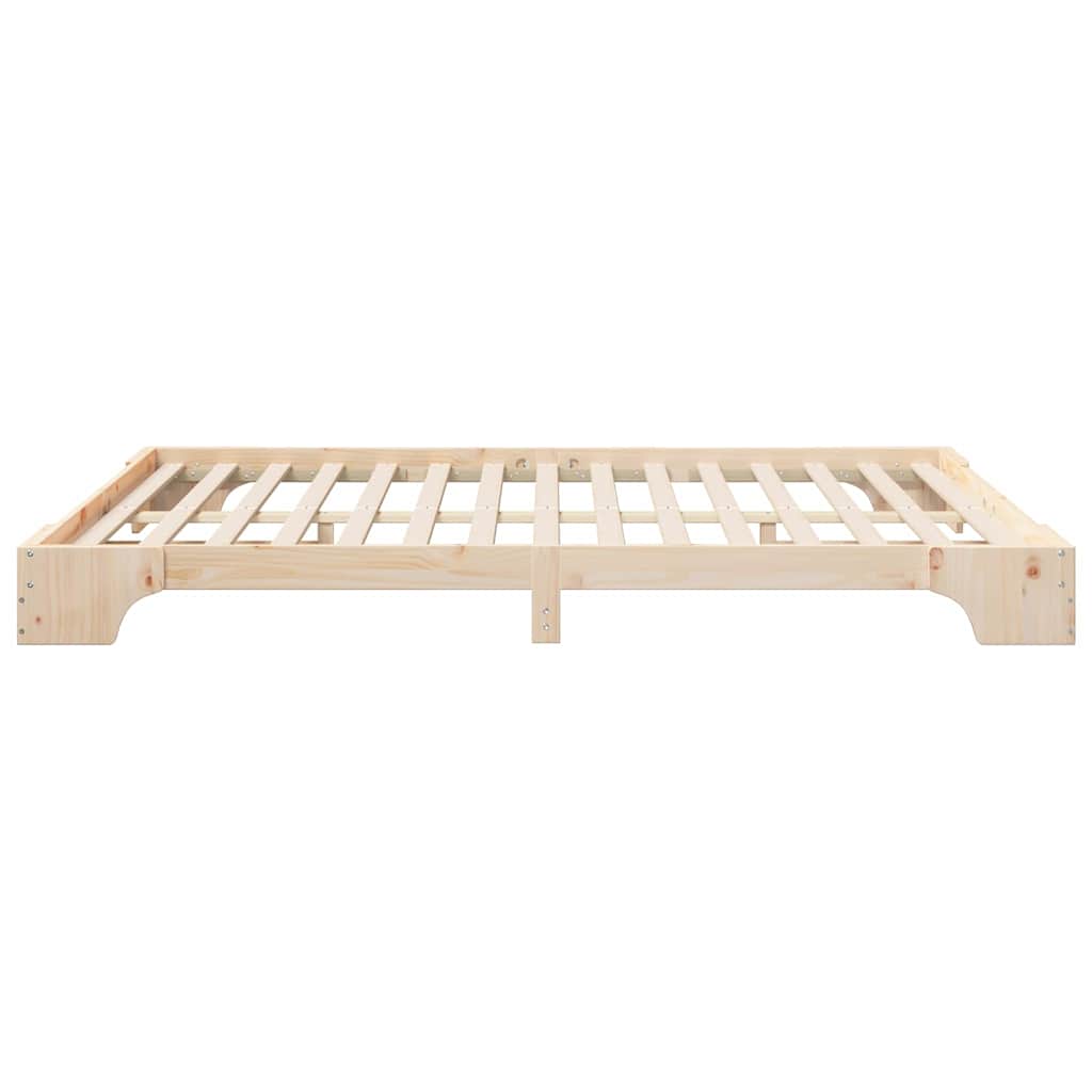 Bedframe met opslag Bruin 160 x 210 cm Hout