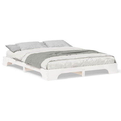 Bedframe met opslag Wit 160 x 210 cm Hout