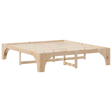 Bedframe met opslag Bruin 180 x 200 cm Massief grenenhout