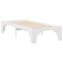 Bedframe met opslag Wit 80 x 200 cm Massief grenenhout