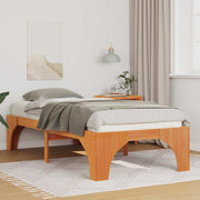 Bed frame Brown 90 x 190 cm Solid pine wood