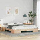 Bed Frame Brown 180 x 200 cm