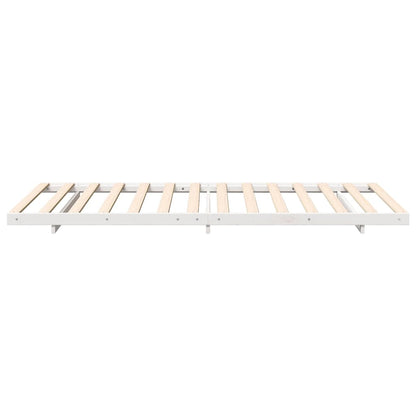 Bedframe Wit 80 x 210 cm Massief grenenhout