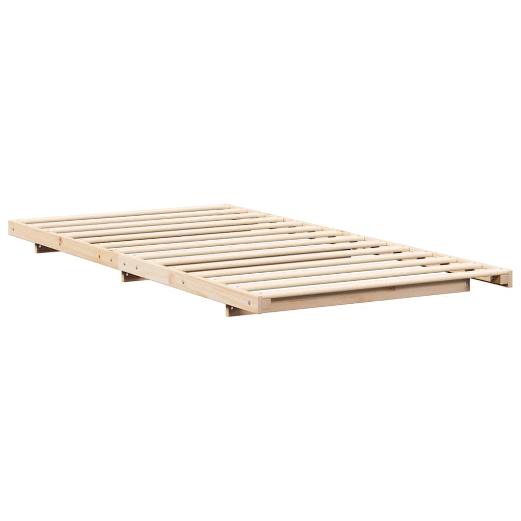 Bedframe Bruin 90 x 210 cm Massief grenenhout