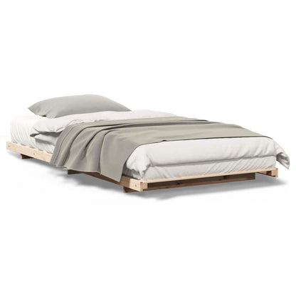 Bedframe Bruin 90 x 210 cm Massief grenenhout