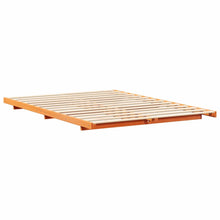 Bedframe Wasbruin 140 x 210 cm Massief grenenhout