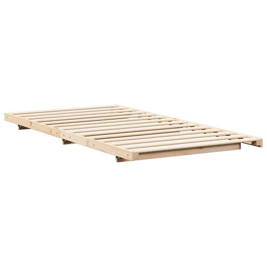 Bedframe Bruin 80 x 220 cm Massief grenenhout