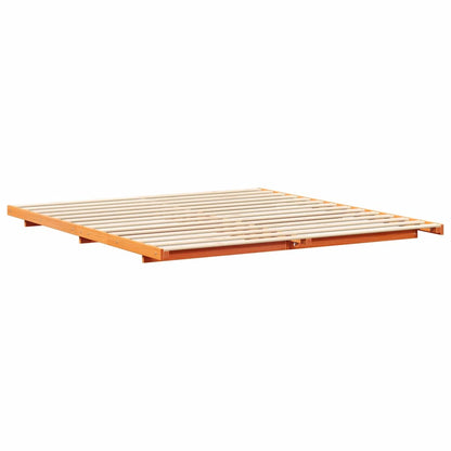 Bedframe Wasbruin 180 x 220 cm Massief grenenhout