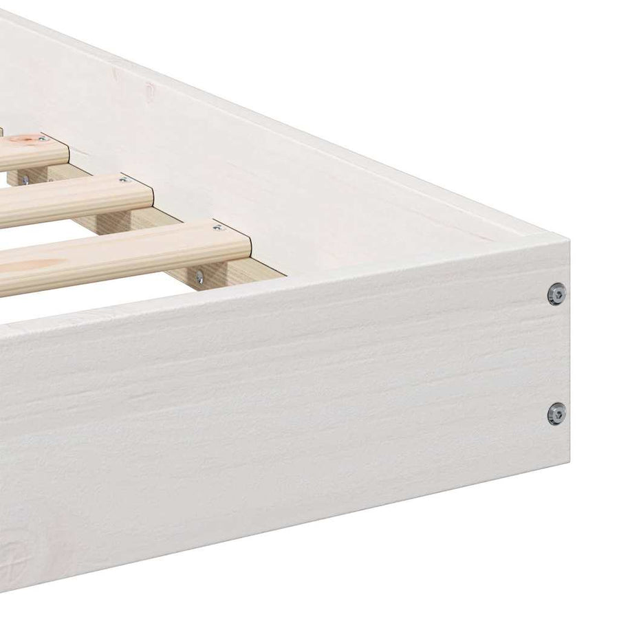 Bedframe Wit 200 x 200 cm Grenenhout