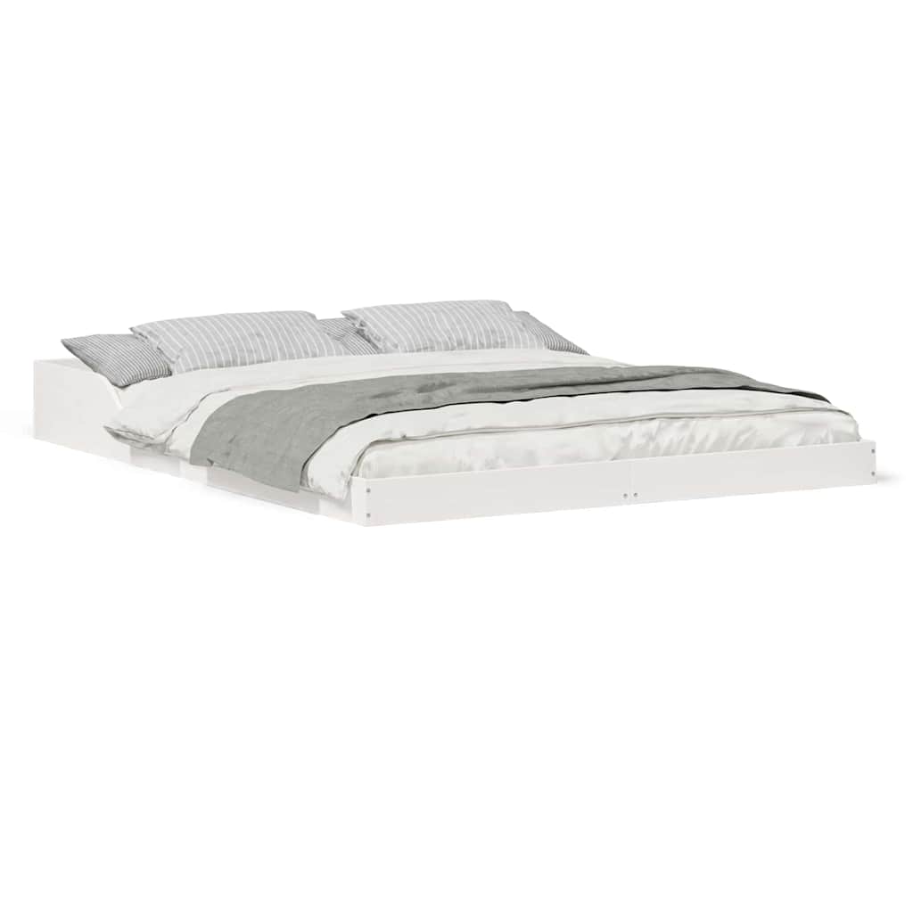 Bedframe Wit 160 x 200 cm Grenenhout