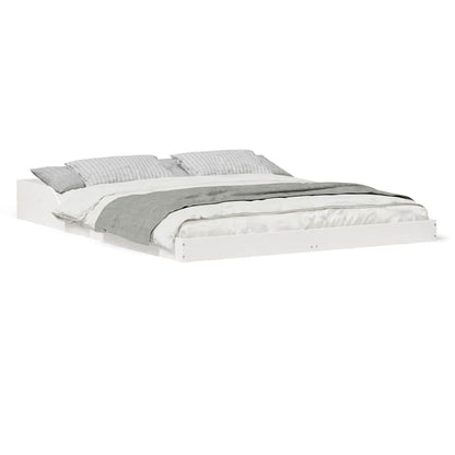 Bedframe Wit 160 x 200 cm Grenenhout