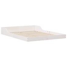 Bedframe Wit 140 x 190 cm Massief grenenhout