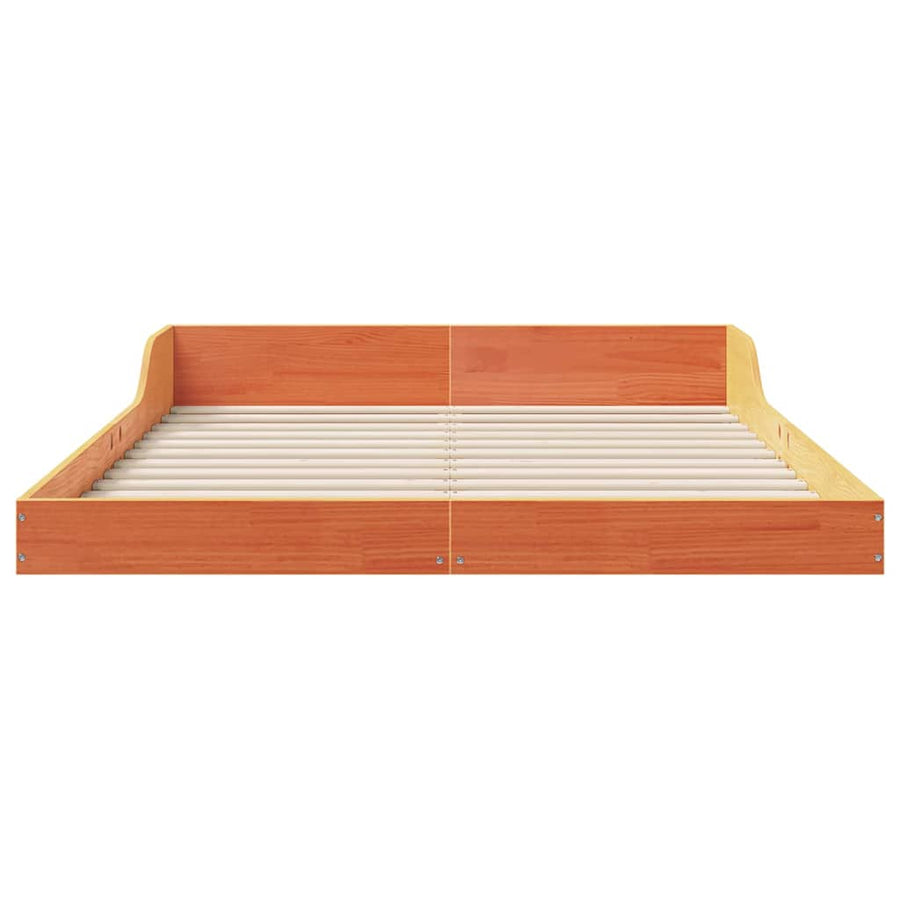 Bedframe Wasbruin 135 x 190 cm Grenenhout