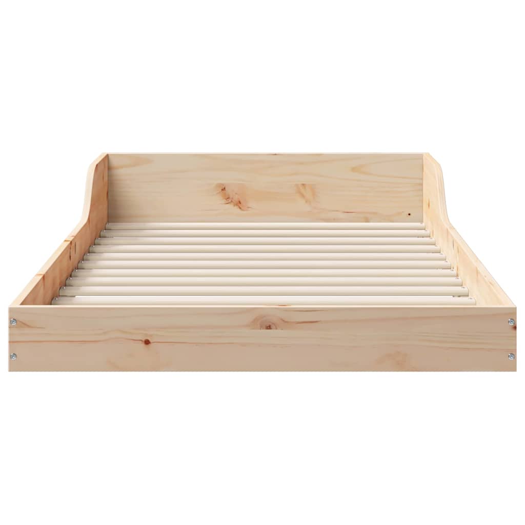 Bedframe Bruin 90 x 200 cm Massief grenenhout