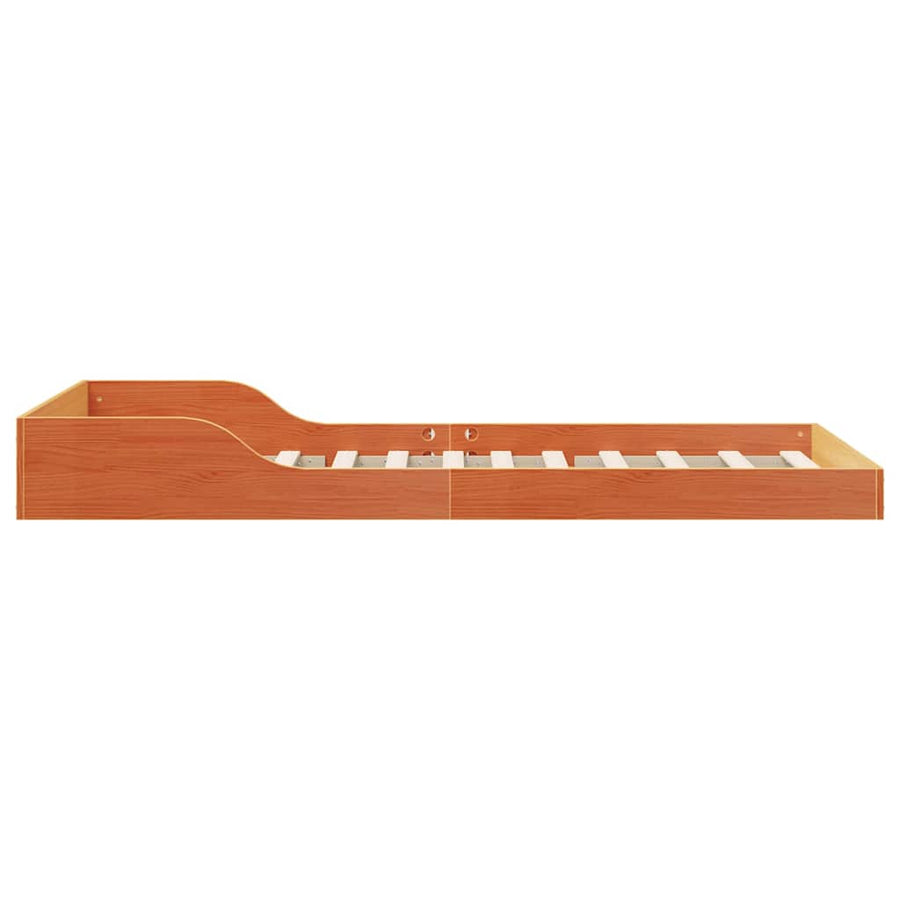 Bedframe Wasbruin 90 x 200 cm Grenenhout