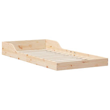 Bedframe Bruin 90 x 210 cm Massief grenenhout