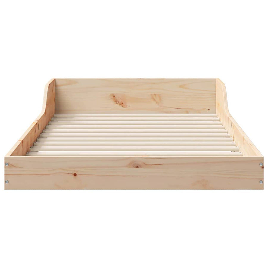 Bedframe Bruin 90 x 210 cm Massief grenenhout