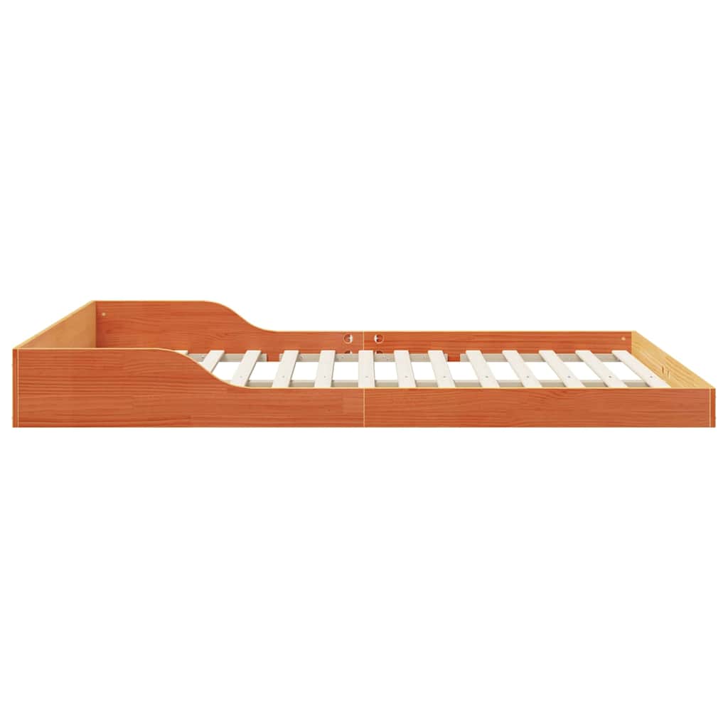 Bedframe Wasbruin 160 x 210 cm Massief grenenhout