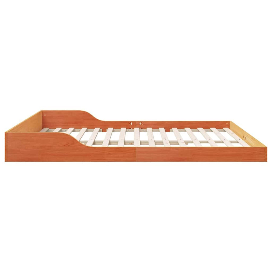 Bedframe Wasbruin 180 x 210 cm Massief grenenhout
