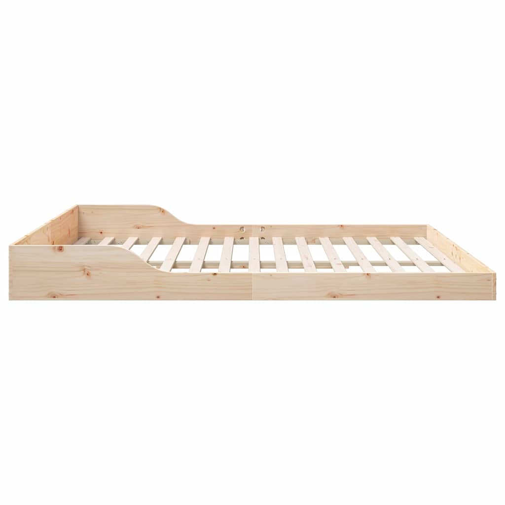 Bedframe Bruin 200 x 210 cm Massief grenenhout