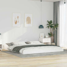 Bedframe Wit 200 x 210 cm Massief grenenhout