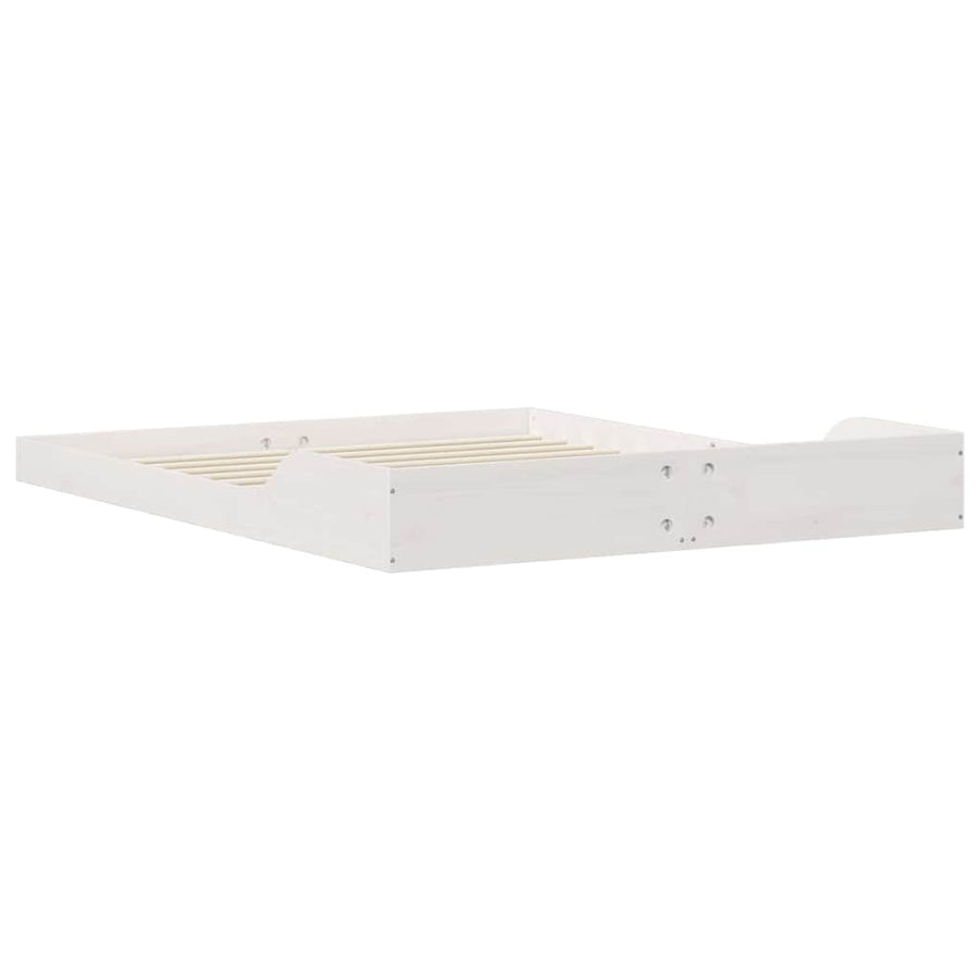 Bedframe Wit 140 x 220 cm Hout