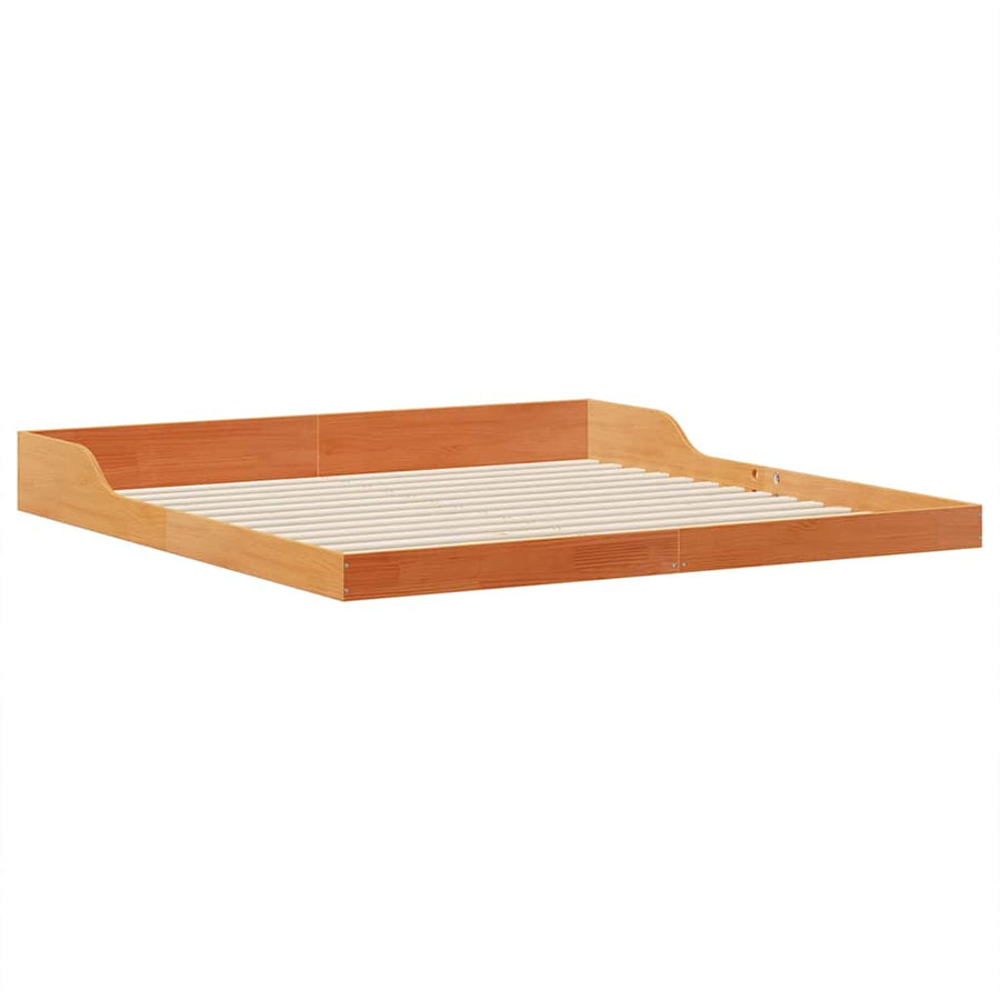Bedframe Wasbruin 180 x 220 cm Massief grenenhout