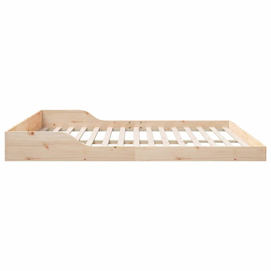 Bedframe Bruin 200 x 220 cm Massief grenenhout