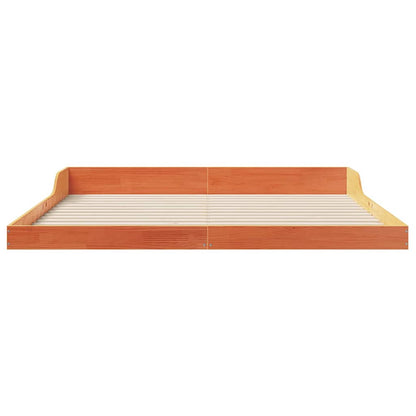 Bedframe Wasbruin 200 x 220 cm Massief grenenhout