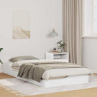 Bedframe 100x200 cm massief grenenhout wit