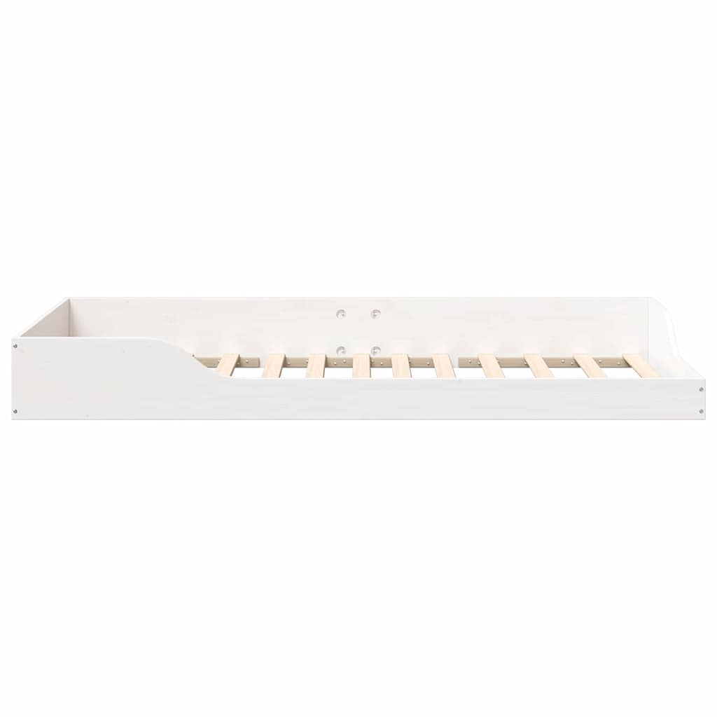 Bedframe Wit 100 x 200 cm Massief grenenhout