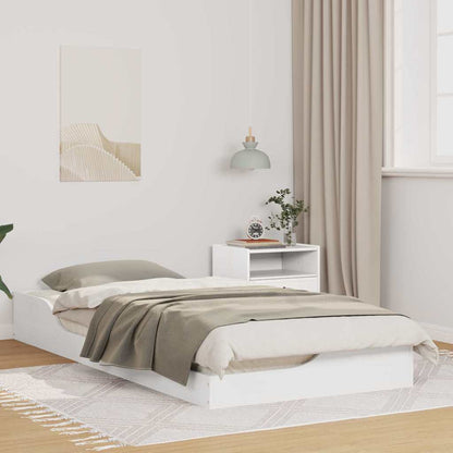 Bedframe Wit 90 x 200 cm Massief grenenhout