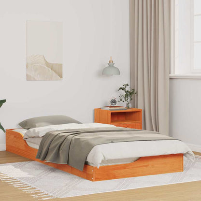 Bedframe Wasbruin 90 x 200 cm Massief grenenhout
