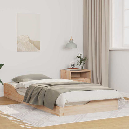 Bedframe Bruin 80 x 200 cm Massief grenenhout
